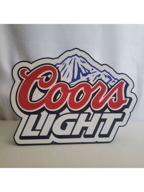 Coors Light LED Light Box – "Cold as the Rockies" Illuminated Beer Sign